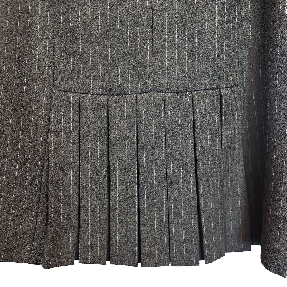Tahari Pinstripe 3-Piece Suit‎ Set Gray Pink Professional Business Attire - Picture 16 of 16